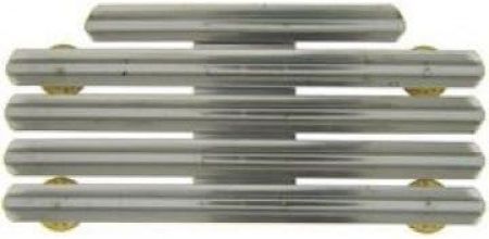 TIGHT RIBBON MOUNT - Holds 14 in "V" HOLDER (5 ROWS = 4 ROWS HOLD 3, TOP ROW HOLDS 2